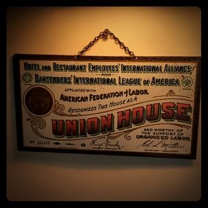 Antique Union House Sign
